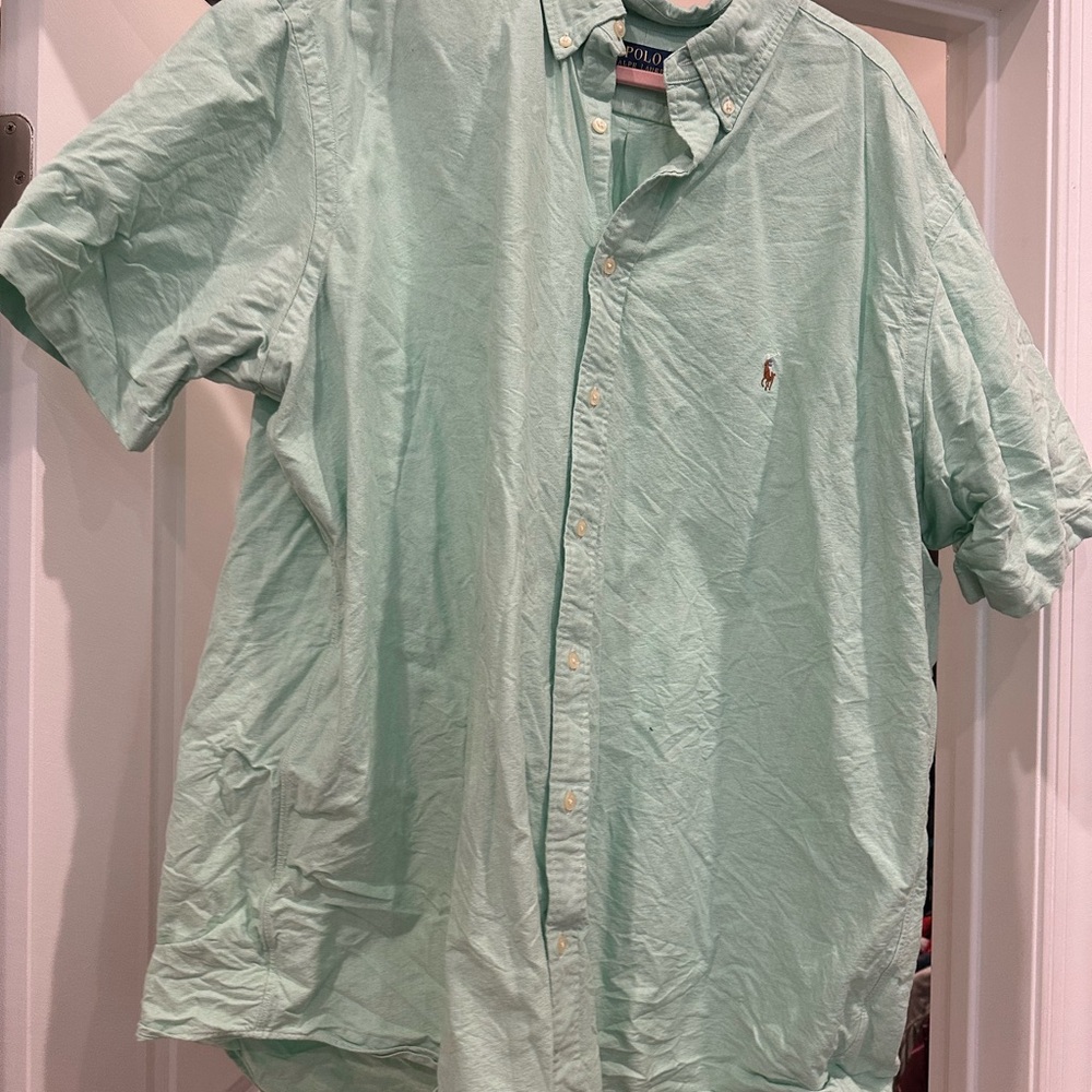 Ralph Lauren Green Casual Button Down Shirt